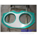 DN 200 eyeglasses wearing plate for big mouth concrete pump s valve